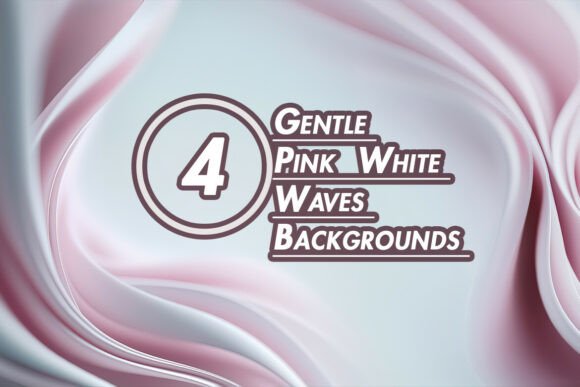 Download Gentle Pink White Waves Backgrounds - Pink Collection