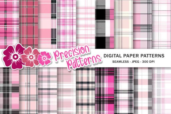 Download Plaid Pink Digital Paper Tartan - Pink Collection