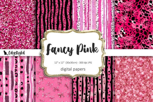Download Fancy Pink Digital Background Papers - Pink Collection