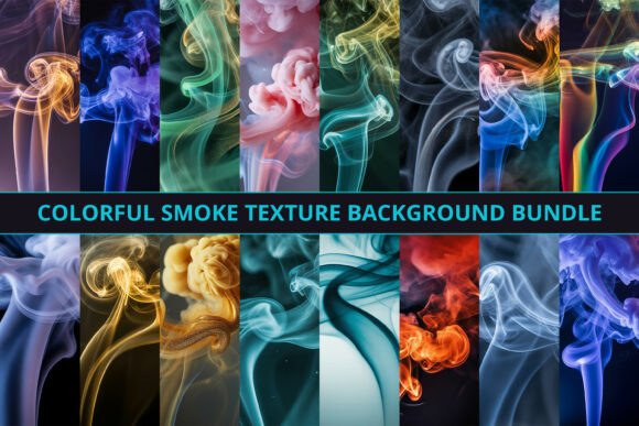 Download Colorful Smoke Texture Background Bundle - Background bundle Collection
