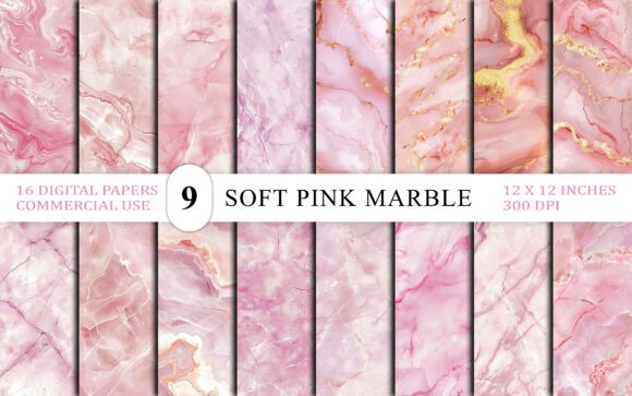 Download Soft Pink Marble Texture Background - Pink Collection
