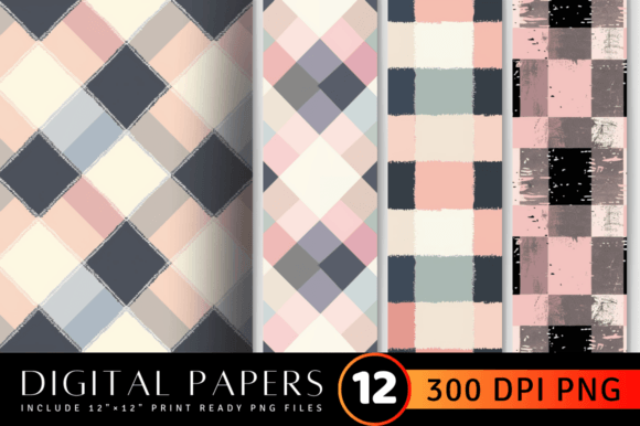 Download Pastel Lumberjack Buffalo Plaid Digital - Buffalo Collection