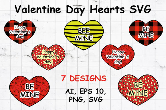 Download Leopard, Buffalo, Bee Hearts, Valentine - Buffalo Collection