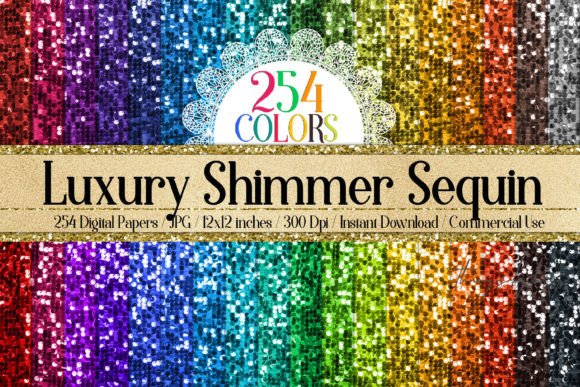 Download Luxury Shimmer Sequin Party Papers - Luxury shimmer Collection